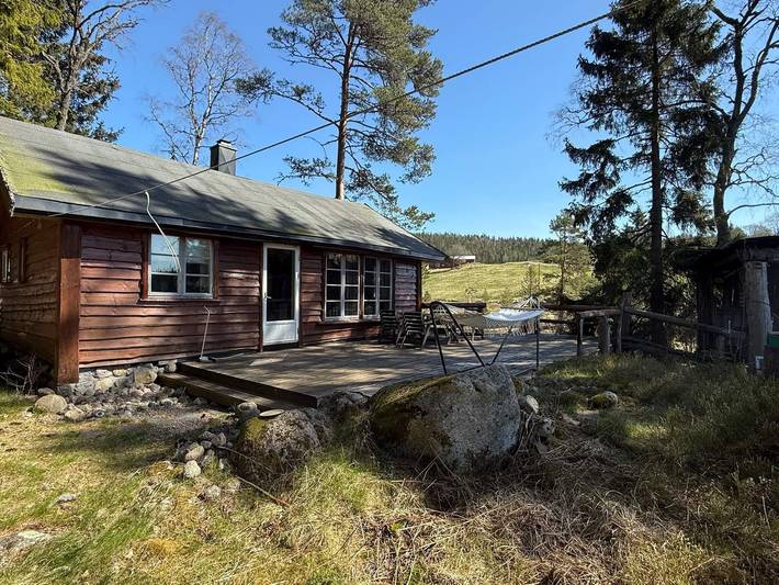 Feriehus for 5 personer, med terrasse i Grimstad 