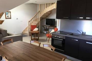 Gîte pour 8 personnes, avec balcon et jacuzzi dans Thermes de Saint Gervais les Bains