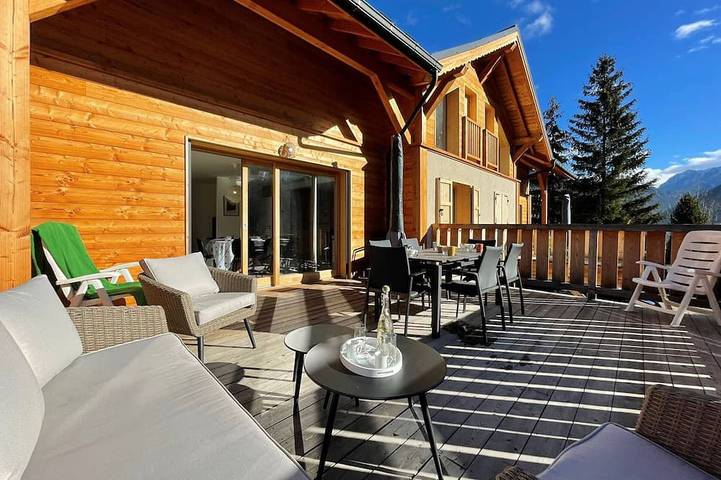 Chalet pour 8 personnes, avec terrasse