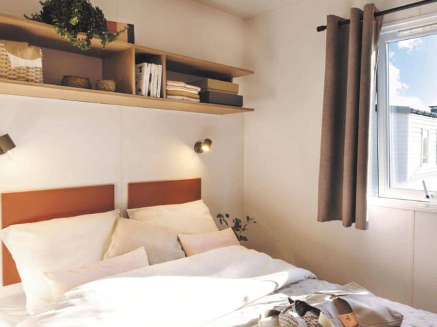 Camping La Forêt Lahitte - Mobilheim 4 personen - 3 Kleeblätter 2 Schlafzimmer 1 Badezimmer in Parentis-en-Born, Côte d’Argent