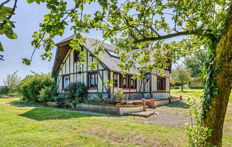 Gemütliche Wohnung mit WiFi, TV, Parkplatz und Garten in der Nähe von Angerville-l'Orcher in Saint-Philibert-de-la-Lézarde, Le Havre und Umgebung
