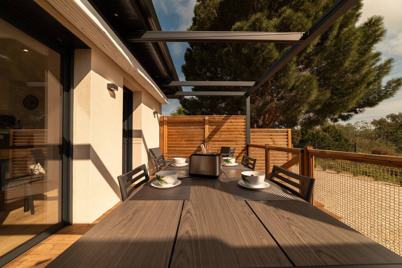 Geheel appartement, Cottage 'Côté Nature' met uitzicht op de bergen, wifi en airconditioning in Sorède, Céret en omgeving