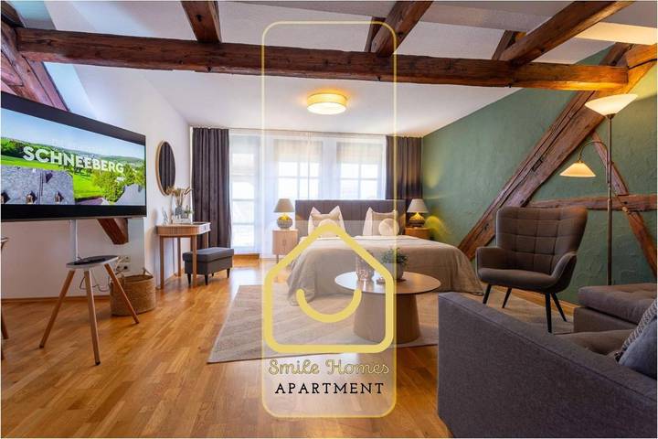 Appartement de vacances pour 4 personnes, avec sauna ainsi que vue et balcon