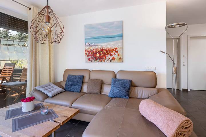 Ferienwohnung für 2 Personen, mit Seeblick und Balkon, mit Haustier in Untersee - 3