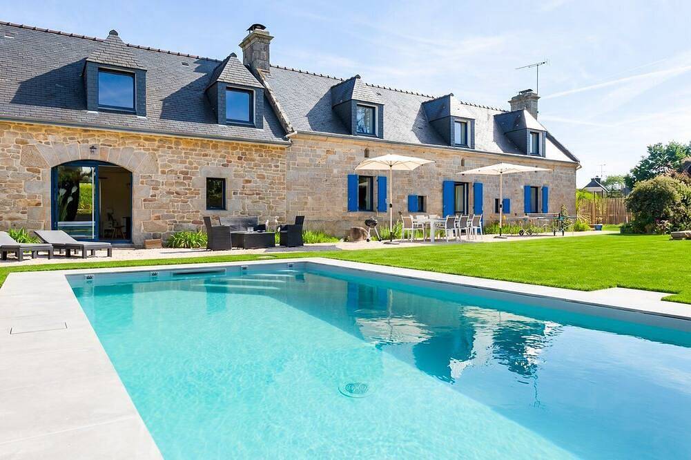 Charming villa with heated pool • Sainte-Marine - Village and beaches on foot in Combrit, Côte de Cornouaille