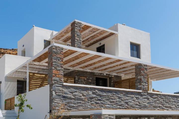Maison d’hôte pour 2 personnes, avec Balcon ainsi que Terrasse et Jardin dans Kea