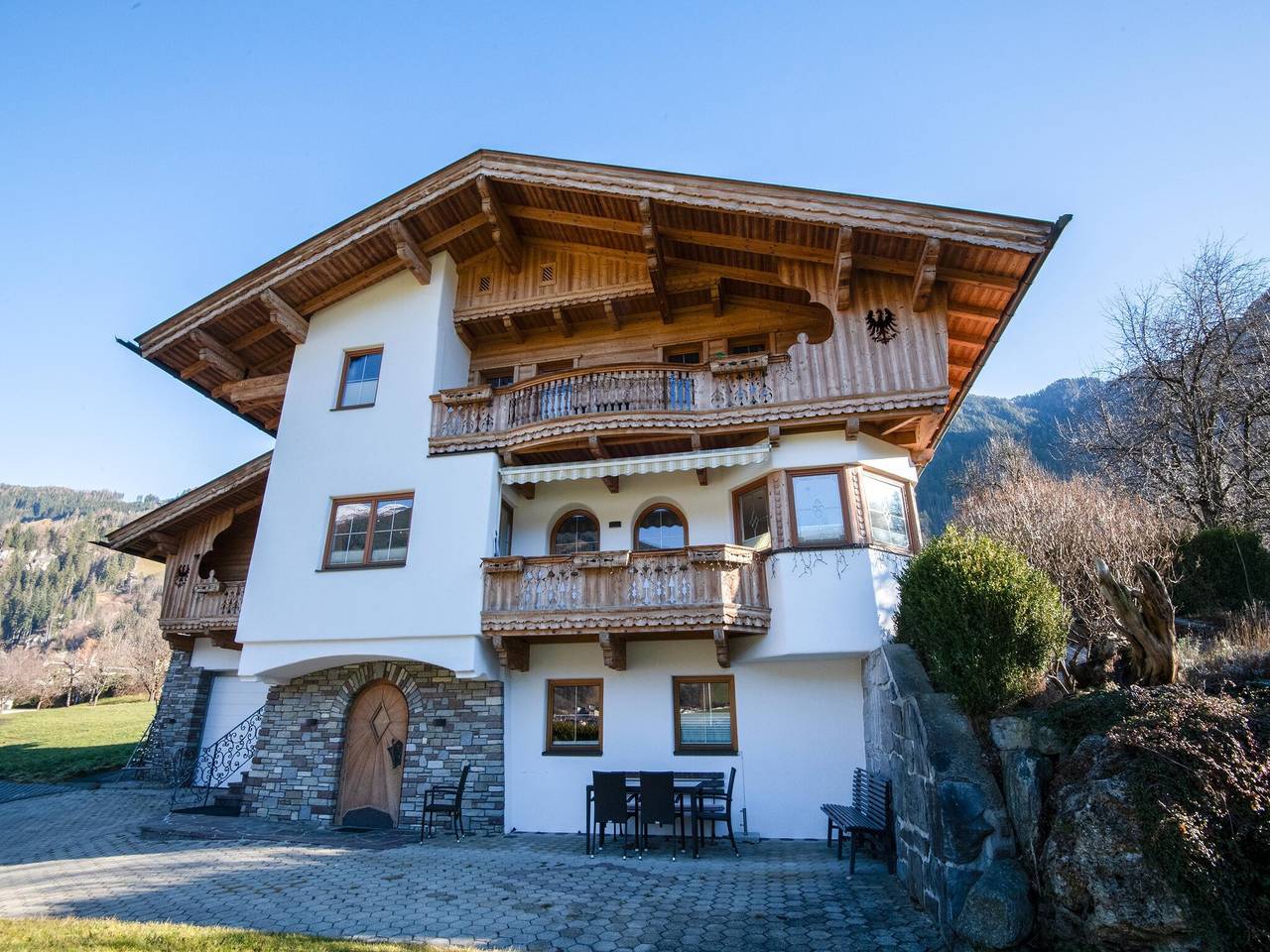 Exklusive Wohnung mit Garten und Whirlpool in Ramsau im Zillertal, Zillertaler Alpen