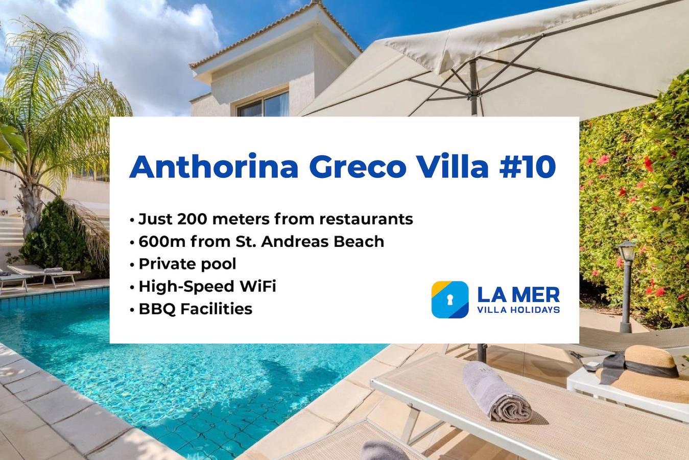 Anthorina Greco Villa #10 in Protaras, Südzypern