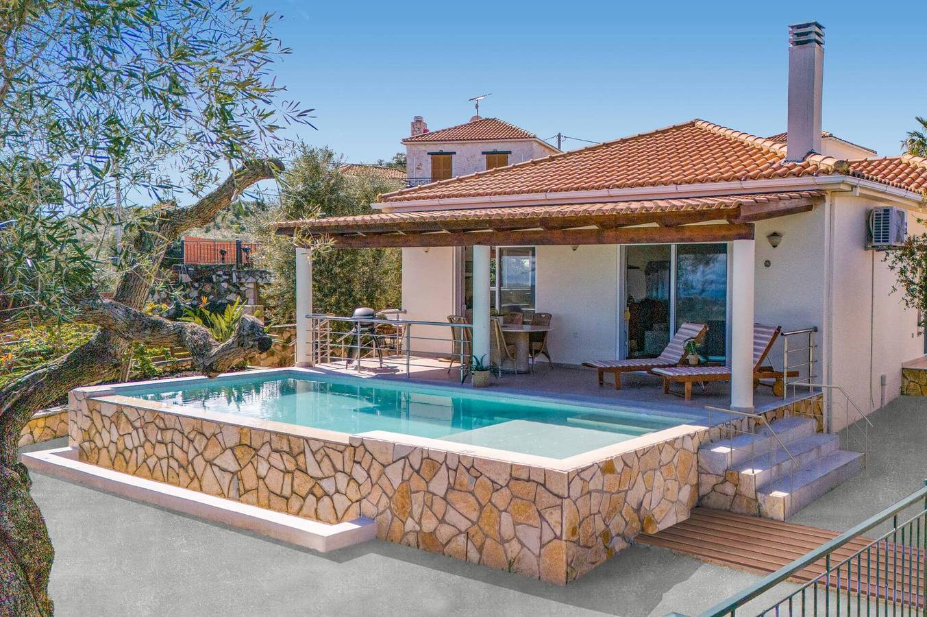 Villa für 6 Personen mit Garten in Tragaki, Zakynthos