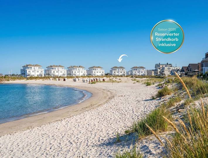 Strandhaus für 5 Personen, mit Balkon und Terrasse sowie Sauna in Olpenitz