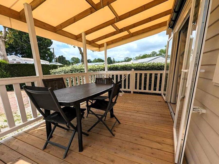 Camping Villa Campista - Mobilheim 4 personen - "Riviera" 2 Schlafzimmer in Saint-Hilaire-de-Riez, Vendée