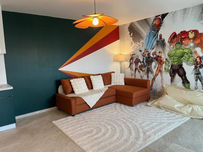 Appartement de vacances pour 7 personnes, avec vue et terrasse