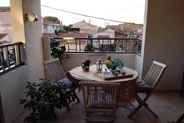 Location de vacances pour 5 personnes, avec balcon à Fos-sur-Mer