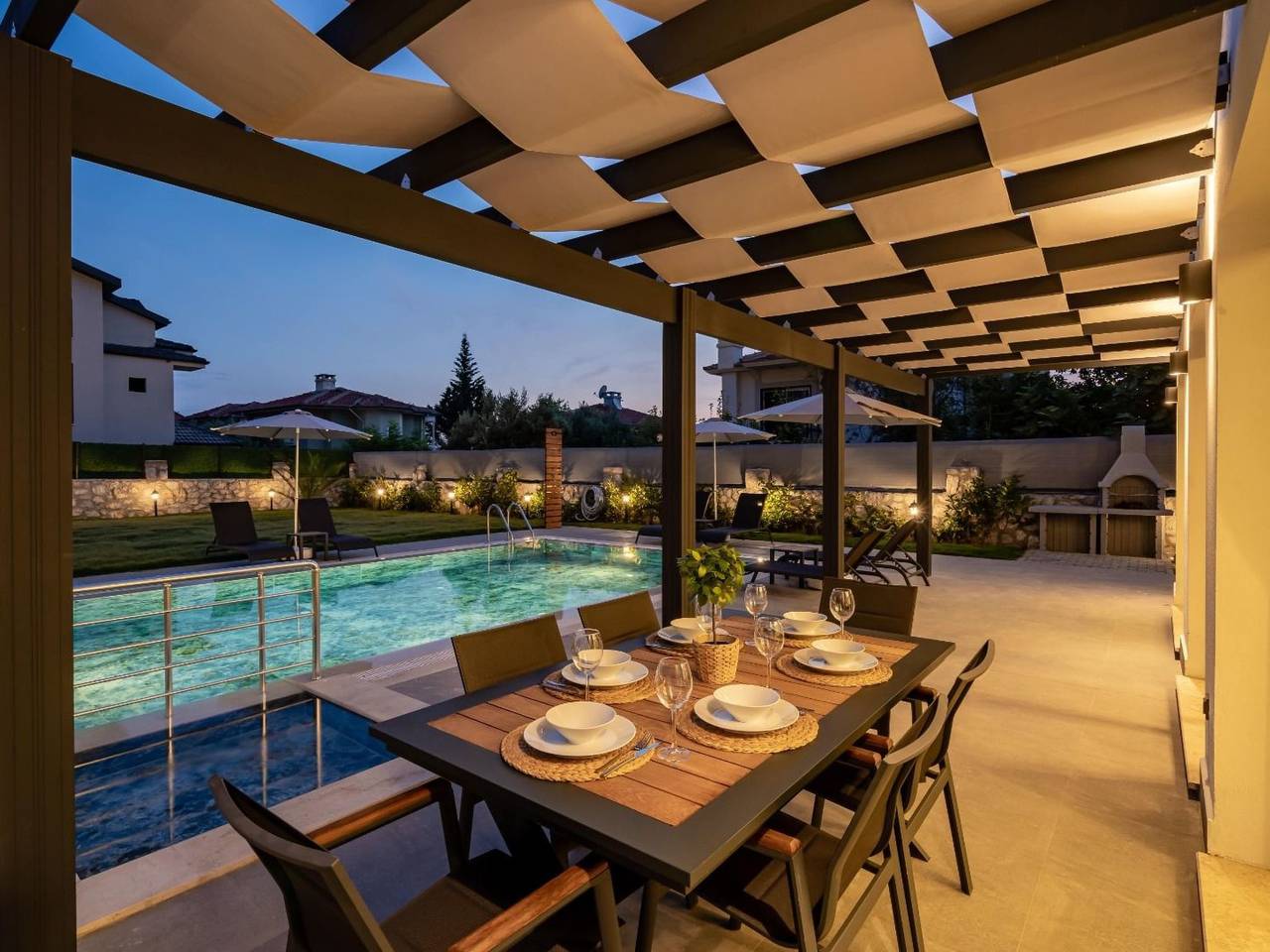 Casa de vacaciones para 6 personas con balcón in Fethiye, Muğla