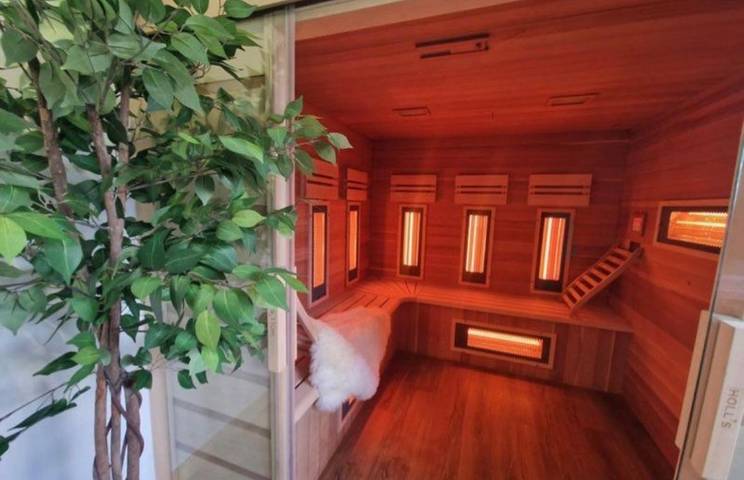 Location de vacances pour 8 personnes, avec sauna et jacuzzi ainsi que piscine et jardin, animaux acceptés à Le Syndicat - 4