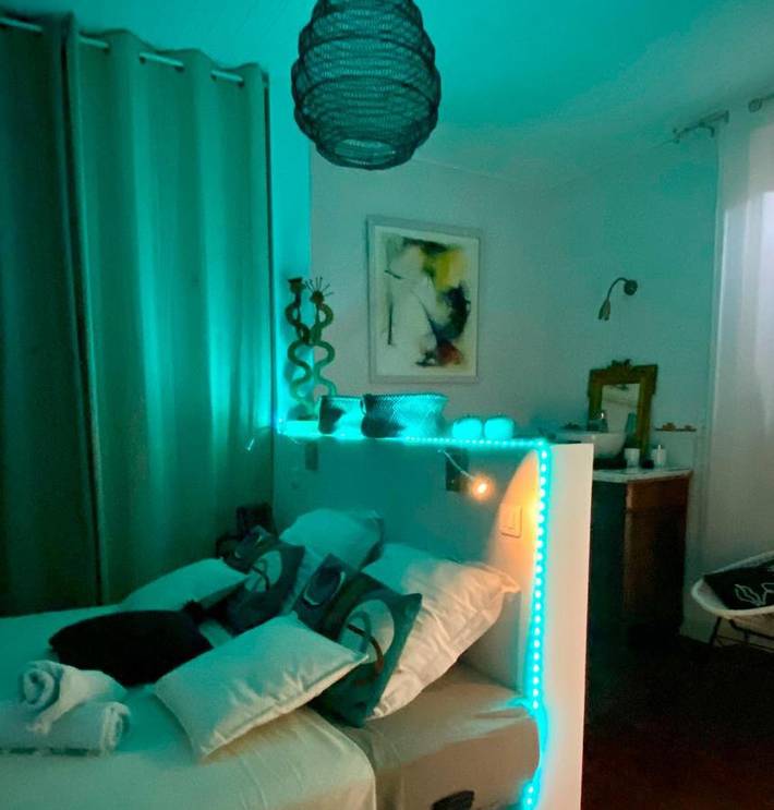 Chambre d’hôte pour 2 personnes, avec Terrasse ainsi que Jardin et Vue à Auvillar
