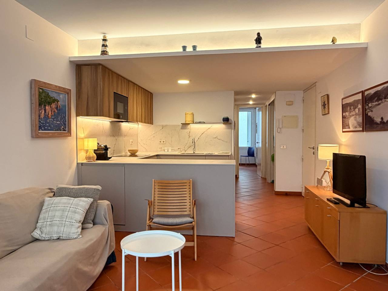 Ganze Wohnung, Tamariu Beach 1- Beachfront Home with wifi & views in Aigua Xelida, Tamariu