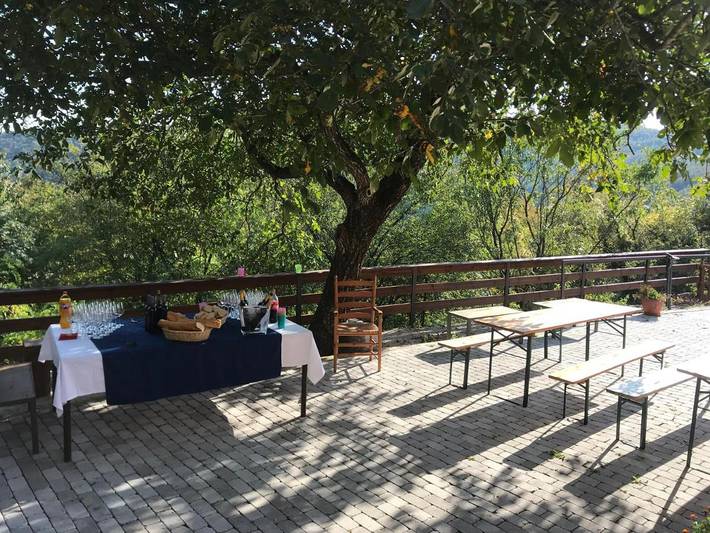 Gîte pour 2 personnes, avec terrasse ainsi que vue et jardin à Prepotto - 4