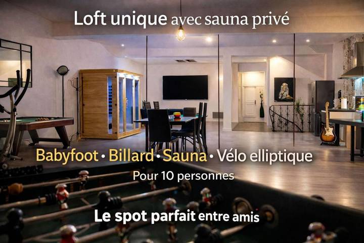 Gîte pour 10 personnes, avec sauna à Graulhet