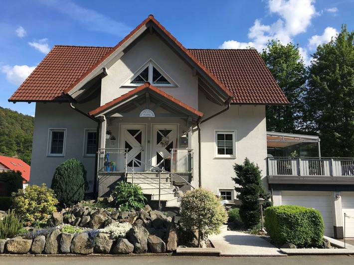 Ferienwohnung für 2 Personen, mit Terrasse und Garten sowie Sauna in Edertal