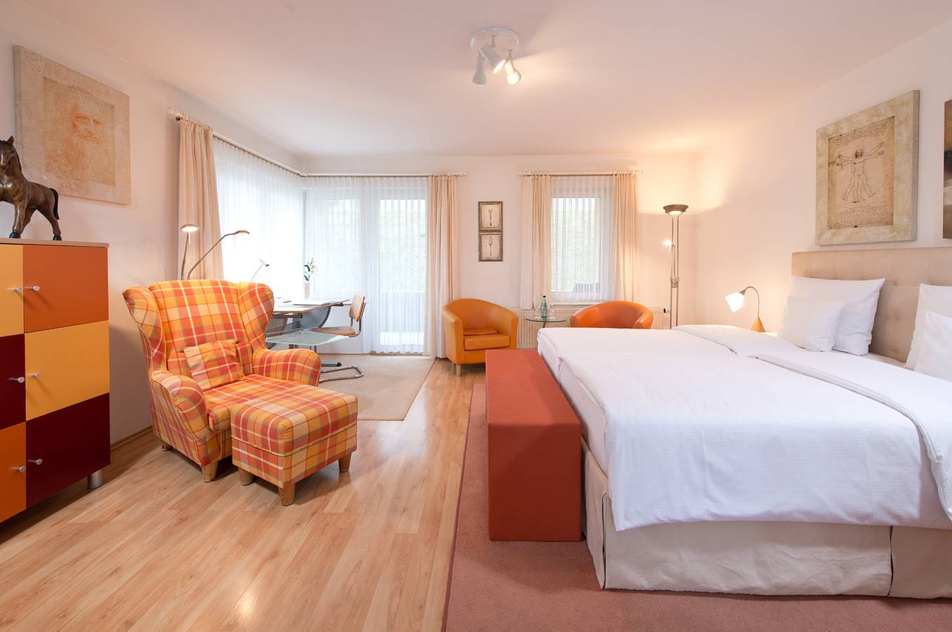Ganze Ferienwohnung, Superior Apartment im Hotelpark Stadtbrauerei in Arnstadt, Thüringer Kernland