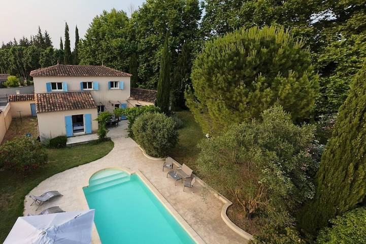 Villa voor 10 personen, met tuin in Eyragues