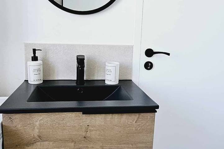 Apartamento entero, Apartamento-L'hortensia-Moderno-Baño privado con bañera-Terraza in Saint-Martin-des-Marais, Troarn