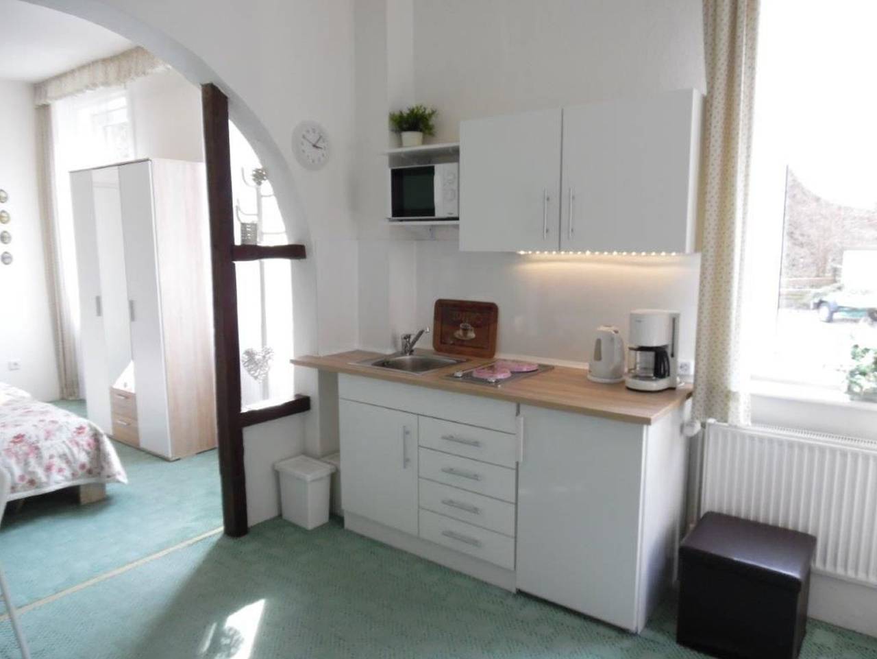 Ganze Ferienwohnung, Haus Hirschfelder - Studio-Apartement Romantik in Wildemann, Harzvorland