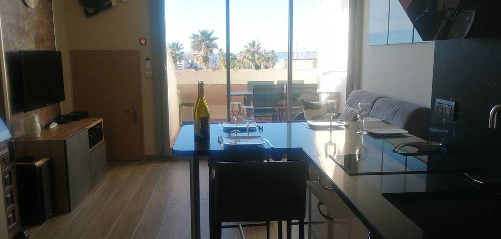 Appartement de vacances pour 3 personnes, avec balcon dans l' Hérault - 3