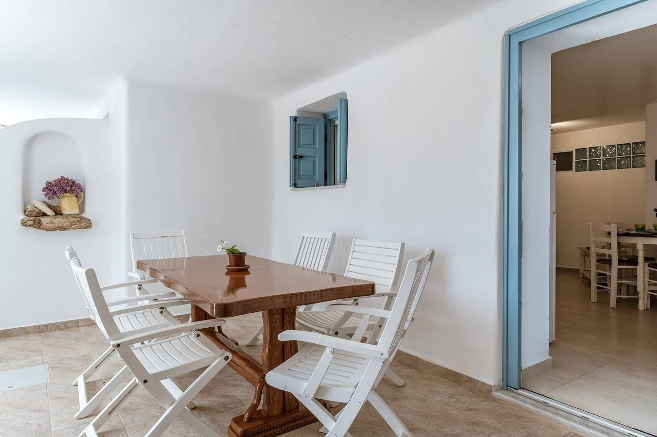 Casa de vacaciones 'Afroditi Ftelia Yasemi B' con vistas a la montaña, Wi-Fi y aire acondicionado in Mykonos