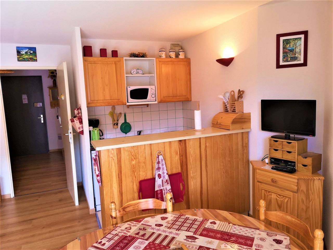 Appartement entier, Studio confortable 4 pers, vue sur pistes, La Joue du Loup in La Joue du Loup, Le Dévoluy