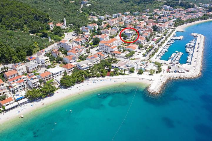 Apartament wakacyjny dla 6 osób, z balkon/ taras, zwierzęta dozwolone w Tučepi