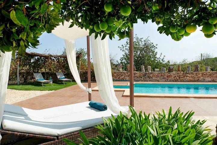 Casa rural para 8 personas, con balcón en San Rafael de Sa Creu