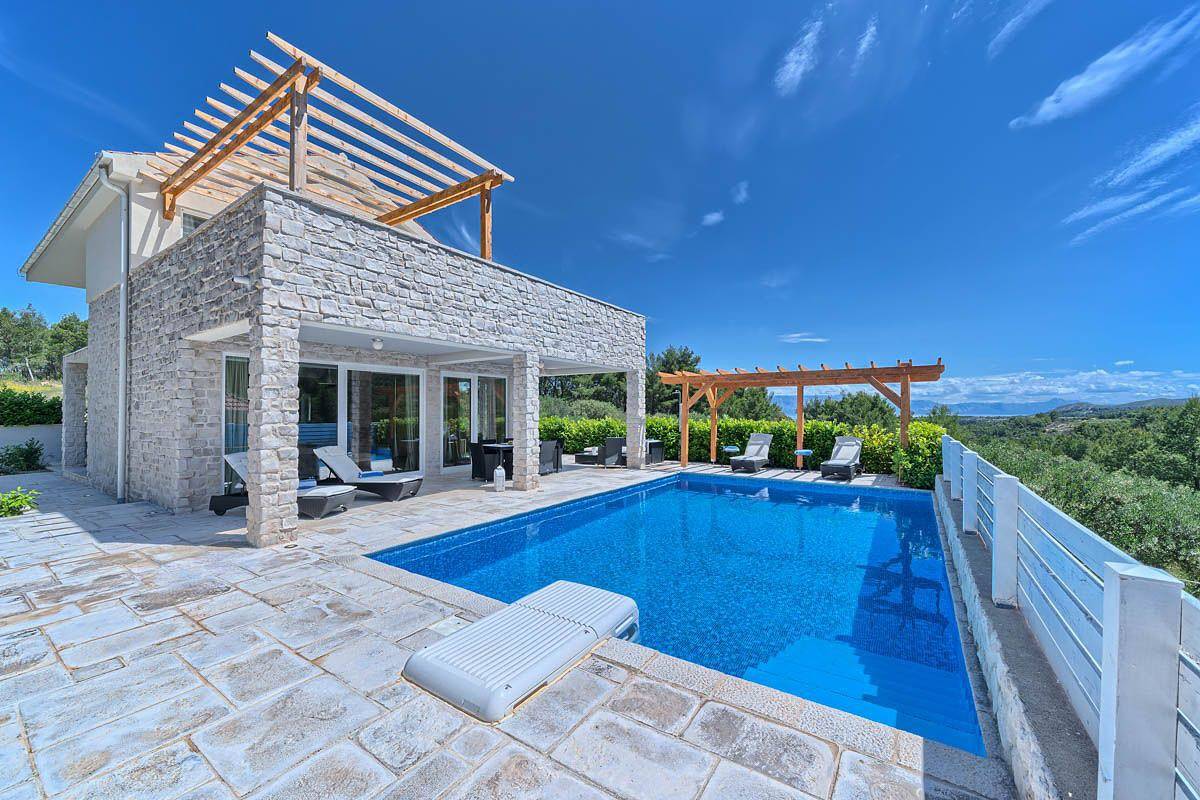 Villa Sadan in Pitve, Hvar