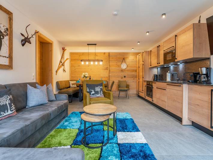 Ferienwohnung für 4 Personen, mit Balkon/Terrasse und Garten sowie Sauna in Uttendorf