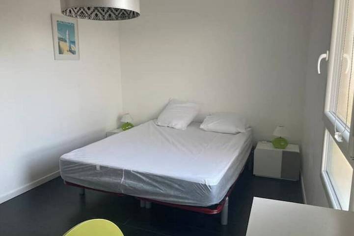 L'Aubinaise Meer, 200m zum Meer, 2 Terrassen, 3 Schlafzimmer, privater Parkplatz in Saint-Aubin-sur-Mer (Calvados), Caen und Umgebung