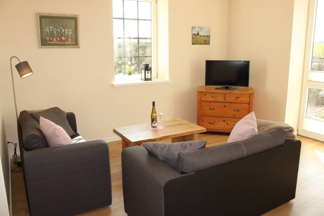 Ganze Ferienwohnung, Alte Meierei Twedt - Ferienwohnung Nr. 2 "Kesselraum" in Twedt, Grünes Binnenland