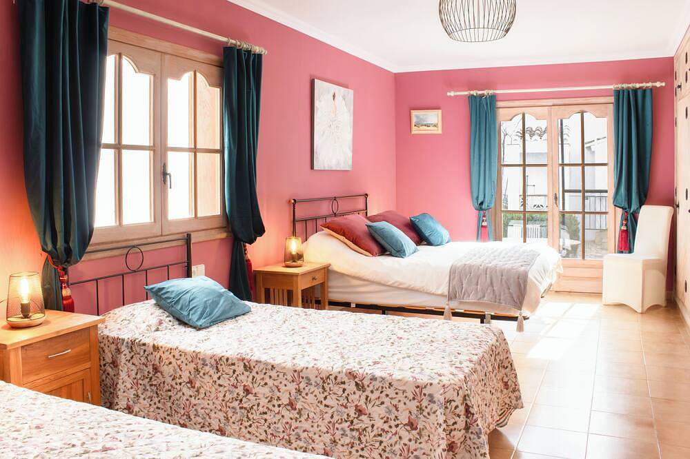 Habitación familiar 4 personas con patio privado in Cómpeta, Provincia de Málaga