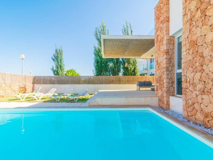 Finca mit Pool für 6 Personen, mit Balkon und Terrasse sowie Garten und Pool in Es Trenc - 2