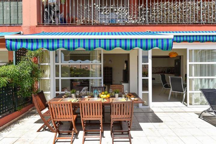 Apartamento para 6 personas, con terraza y piscina en Pasito Blanco