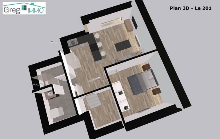 Gîte pour 6 personnes, avec jardin à Audincourt - 3