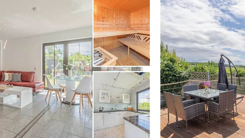 Ferienhaus für 12 Personen, mit Garten und Terrasse sowie Sauna, mit Haustier in Ückeritz