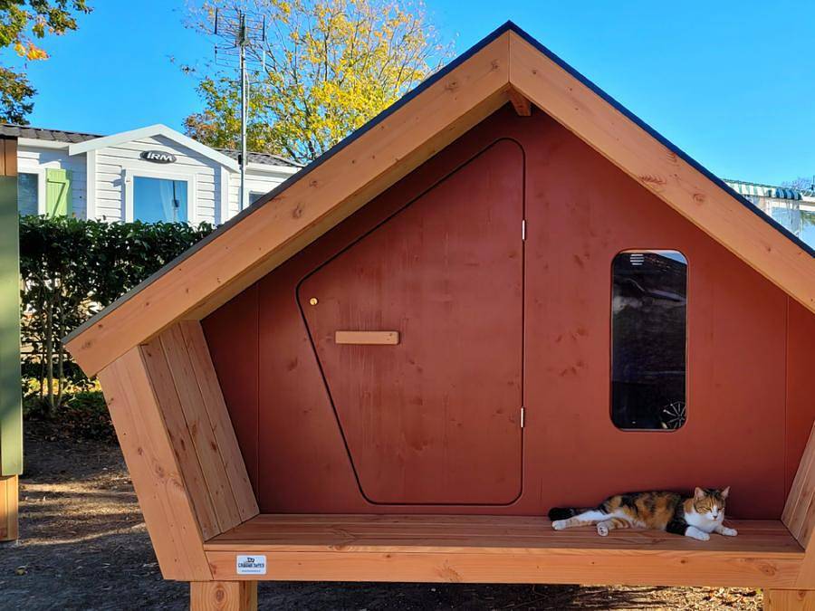 Camping Bellevue - Tiny house 2 personnes - Cabane -étape "Lochenn" in Barzan, Région de Saintes