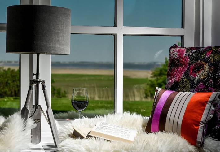 Ferienhaus für 4 Personen, mit Terrasse und Garten sowie Sauna und Ausblick in Morsum - 4