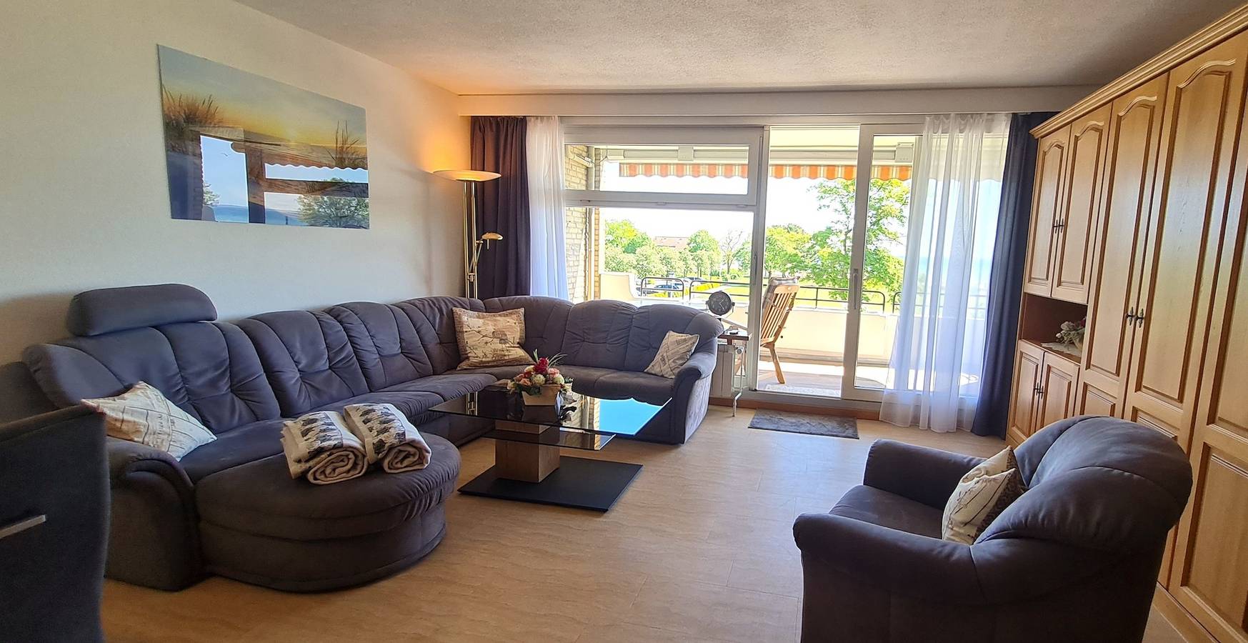 Ganze Ferienwohnung, Goldene Ruh - App. 205 - in unmittelbarer Strandlage mit Seeblickbalkon in Grömitz, Ostholstein