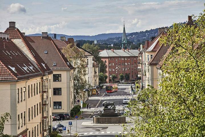 Ganze Wohnung, Skandinavisches Design am Akerselva in Torshov in Grünerløkka, Oslo