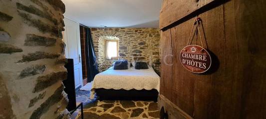 Chambre d’hôte pour 2 personnes, avec balcon ainsi que vue et jardin à Chambon (Gard)