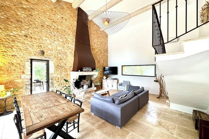 Location de vacances pour 6 personnes, avec jardin à Villedieu - 4