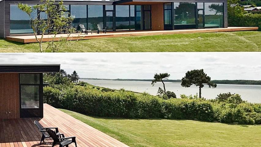 Ferieudlejning for 8 personer, med udsigt og terrasse i Ølsted