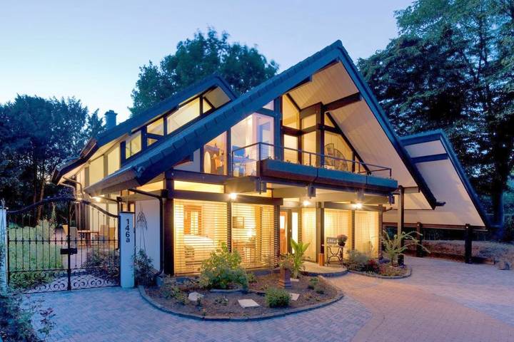 Ferienwohnung für 2 Personen, mit Terrasse und Garten sowie Ausblick